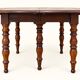 Extendable oval table Louis-Philippe solid oak 19th century