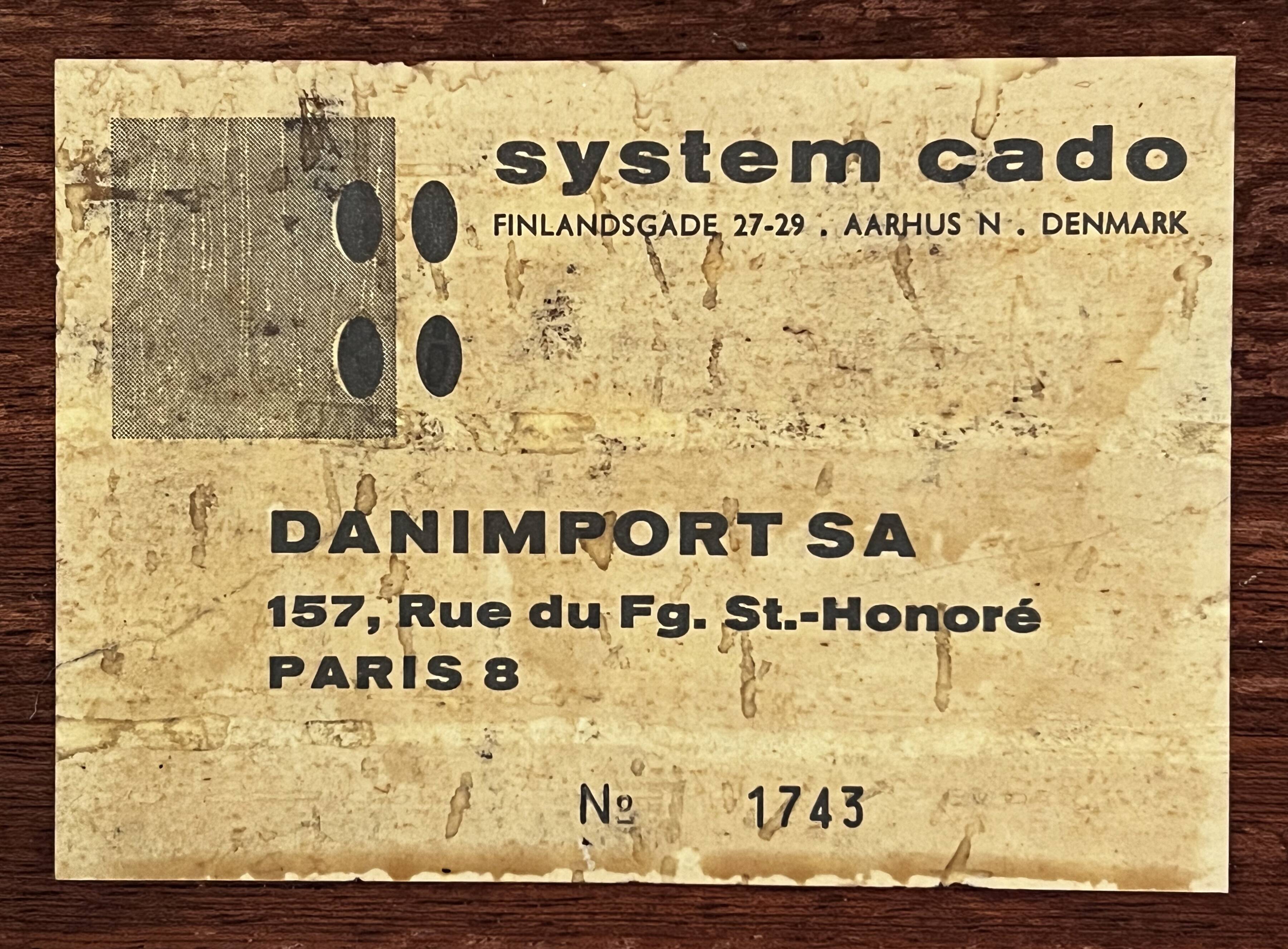 CADO wall system Poul Cadovius