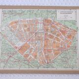 Plan de Paris - 27 frames or under glasses - Vintage - 50s - décor