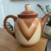 Théière vintage art déco