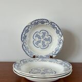 Set of 4 Cordoba model soup plates, 1950