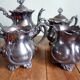 Art nouveau - Service café ou thé "W"- métal argenté - Allemagne