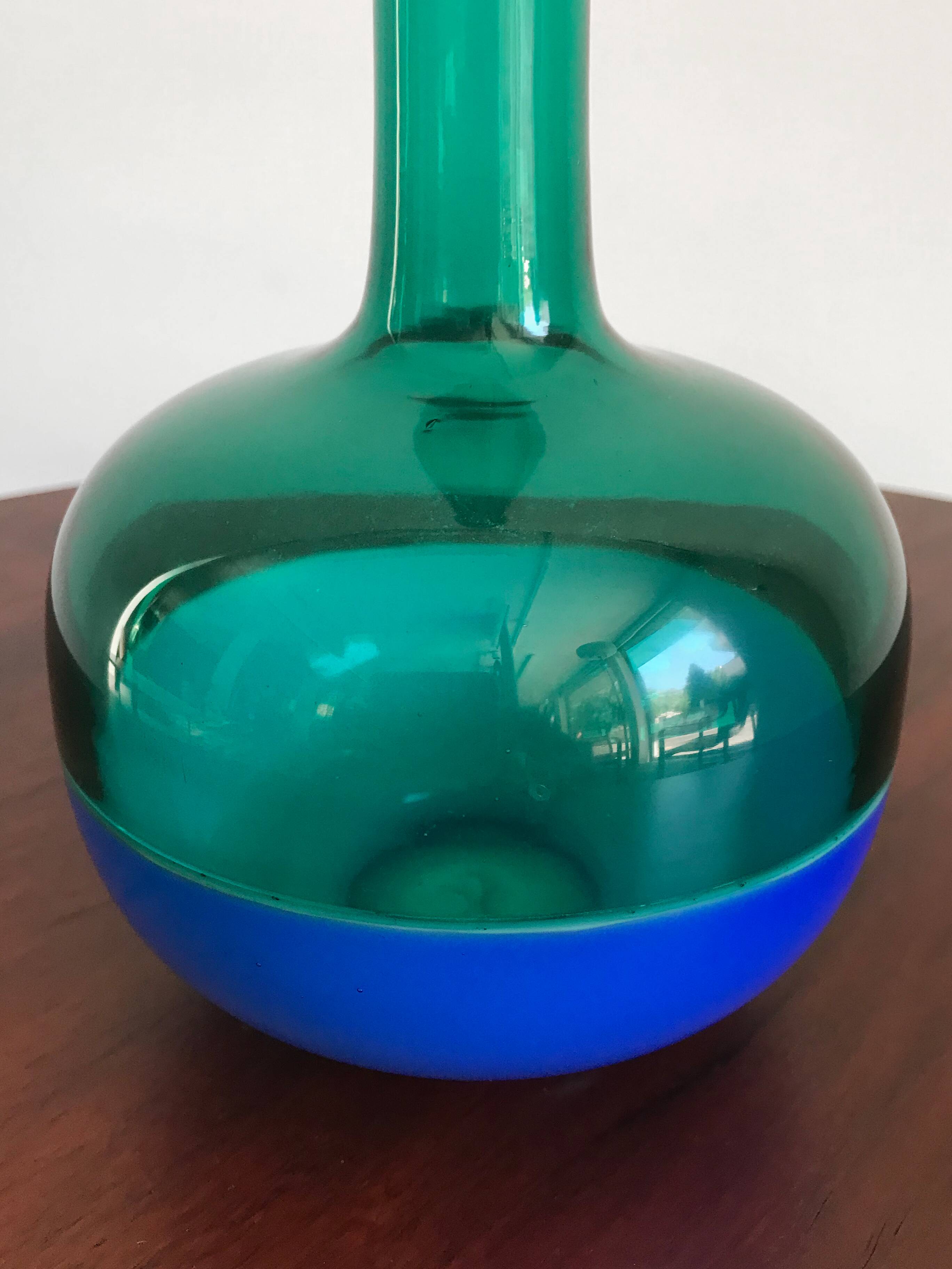 Gio Ponti for Venini Murano glass bottle "Morandiane" serie, 1960s