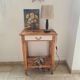 Country chic console side table