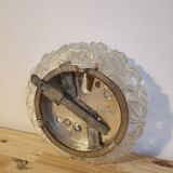 Vintage ceiling lamp molded glass