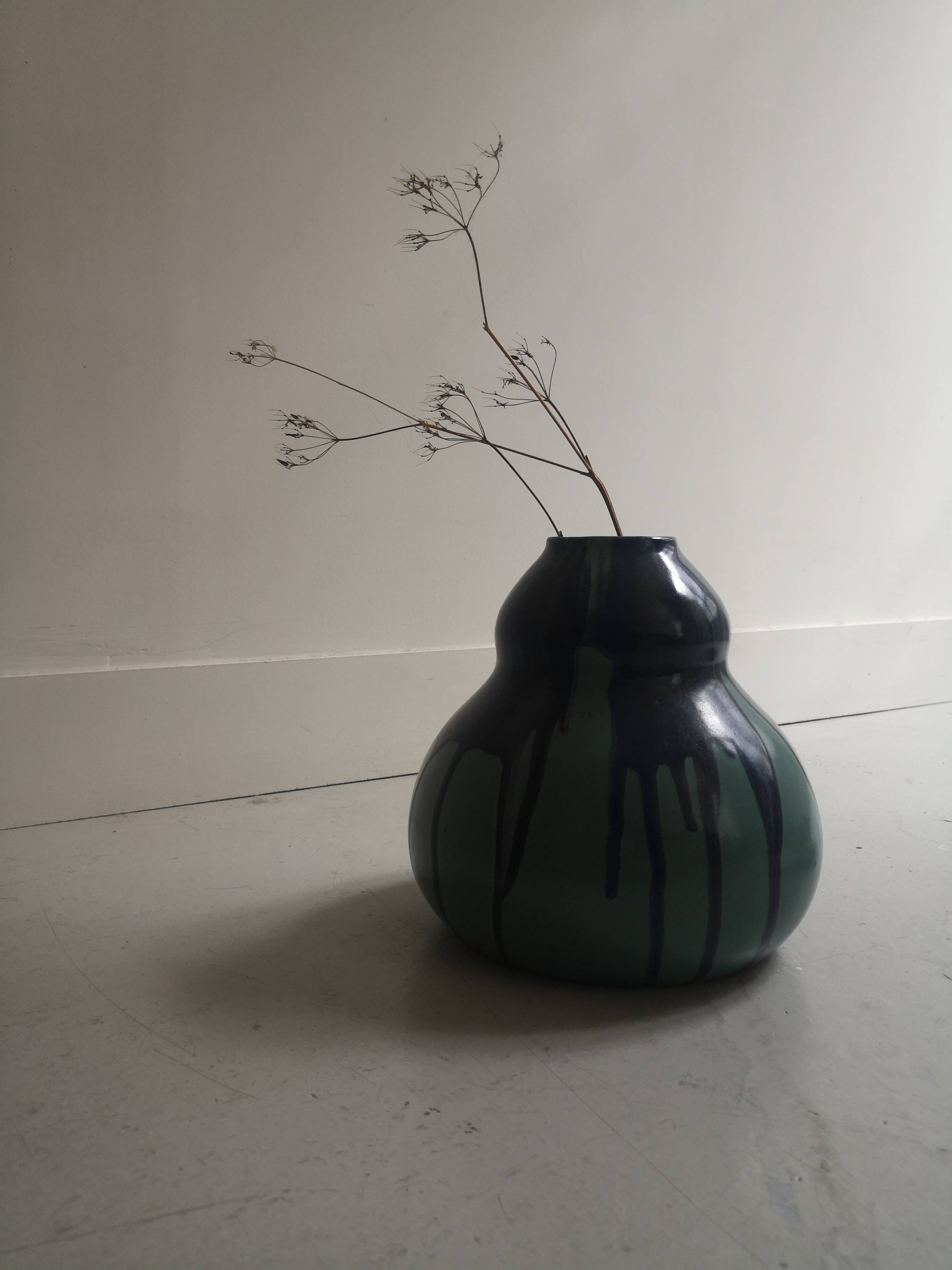 enameled ceramic vase attributed to Léon Pointu (1879-1942)