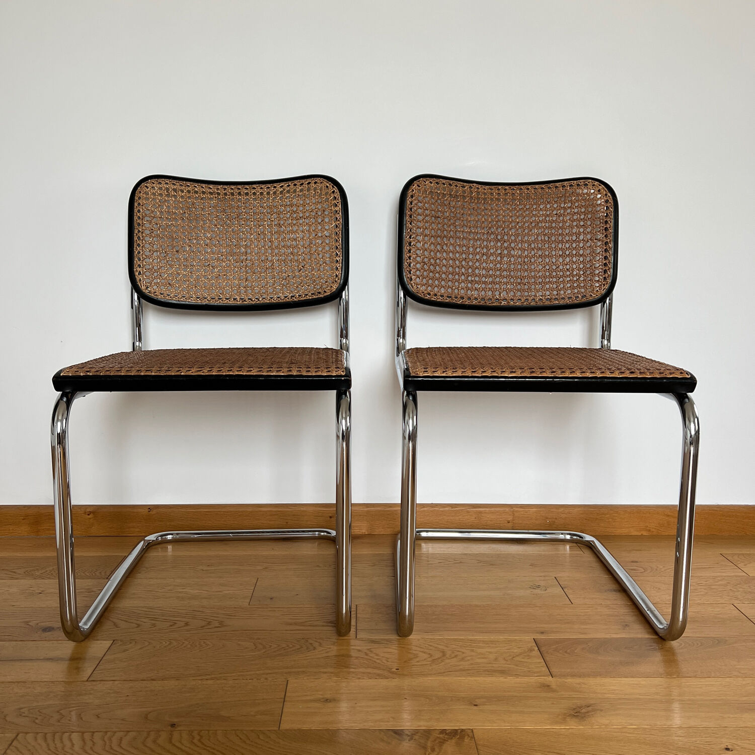 Pair Cesca B32 edition Gavina Marcel Breuer