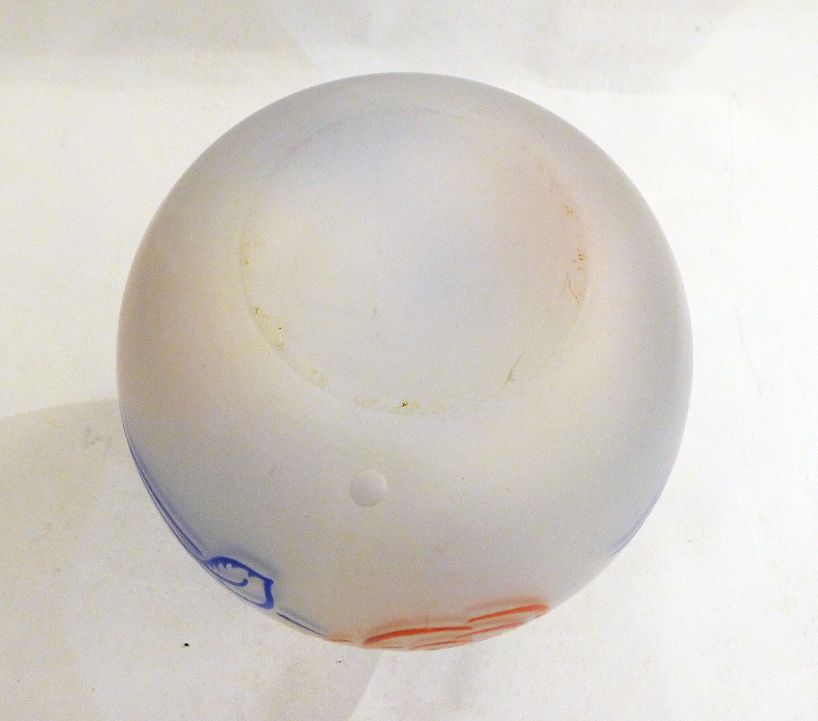 Art Deco vase in primary colors