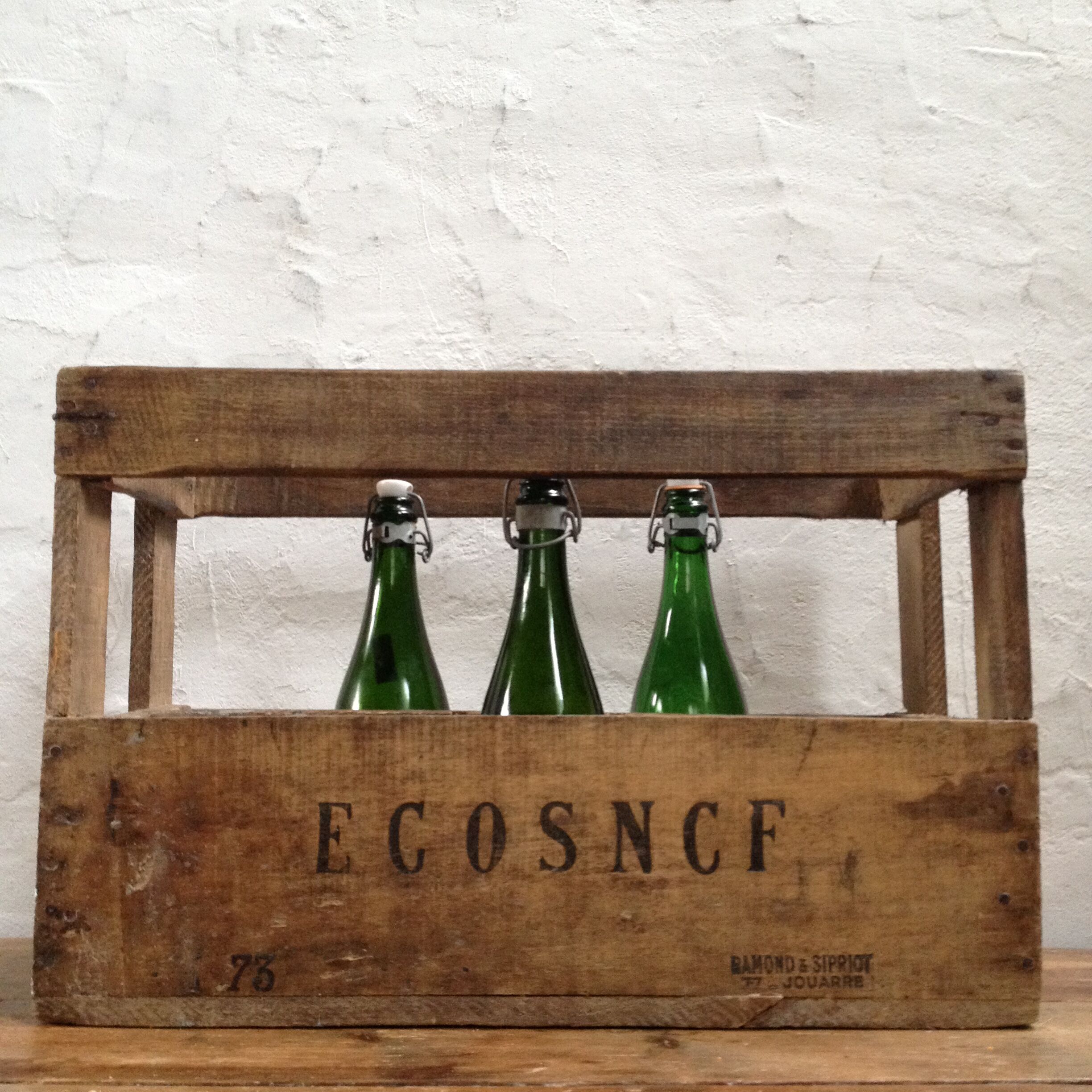 SNCF vintage bottle locker
