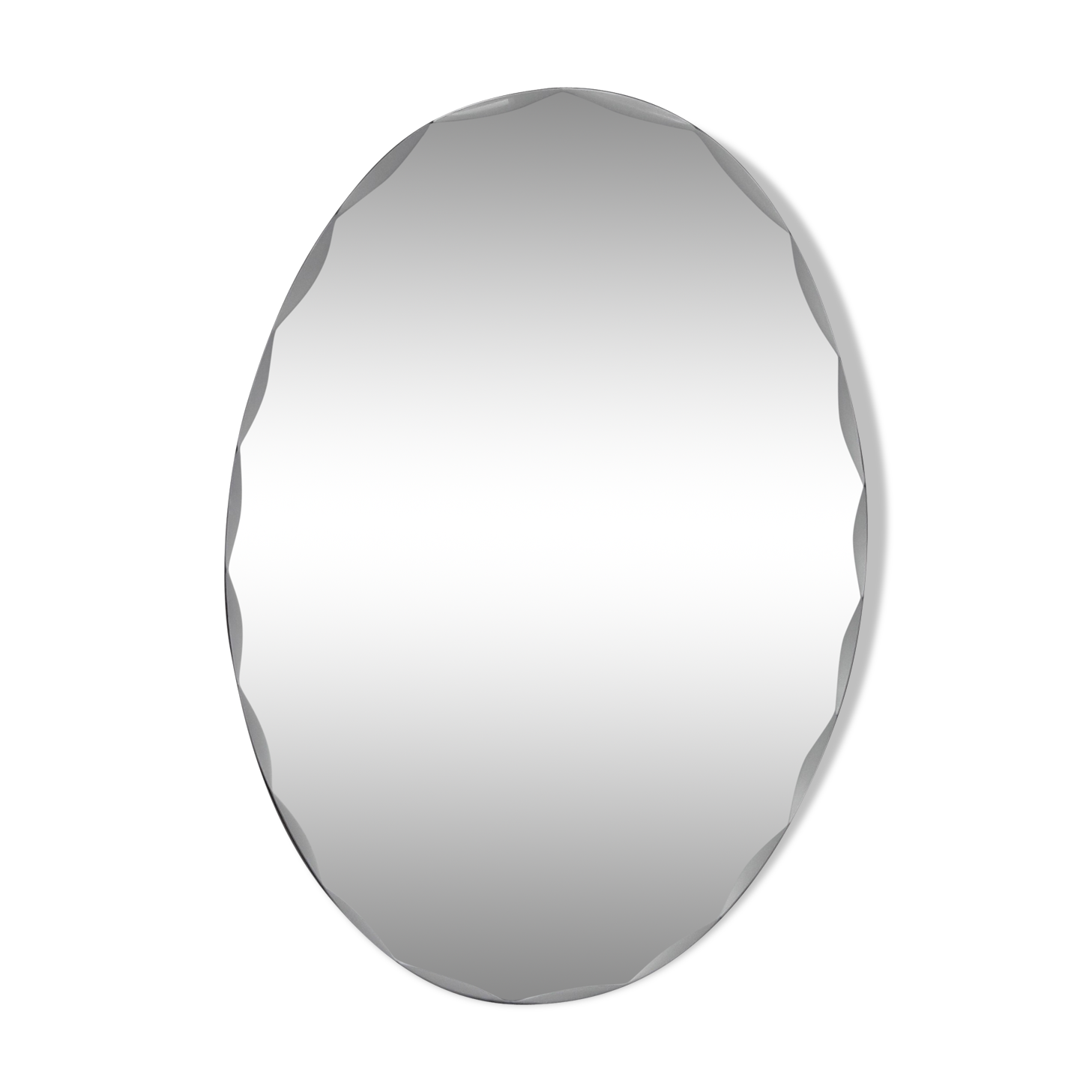 Years 80 beveled mirror 70x47cm