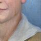 Vintage Oil On Canvas Men Portrait Signed, Small, 1950s