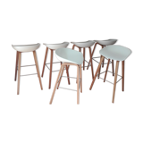 Set of 6 high chairs About a stool