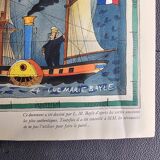 Air france poster - tai - planisphere map