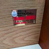 Chest of drawers mahogany veneer 60s