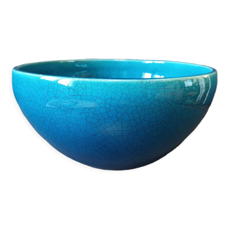 Blue salad bowl