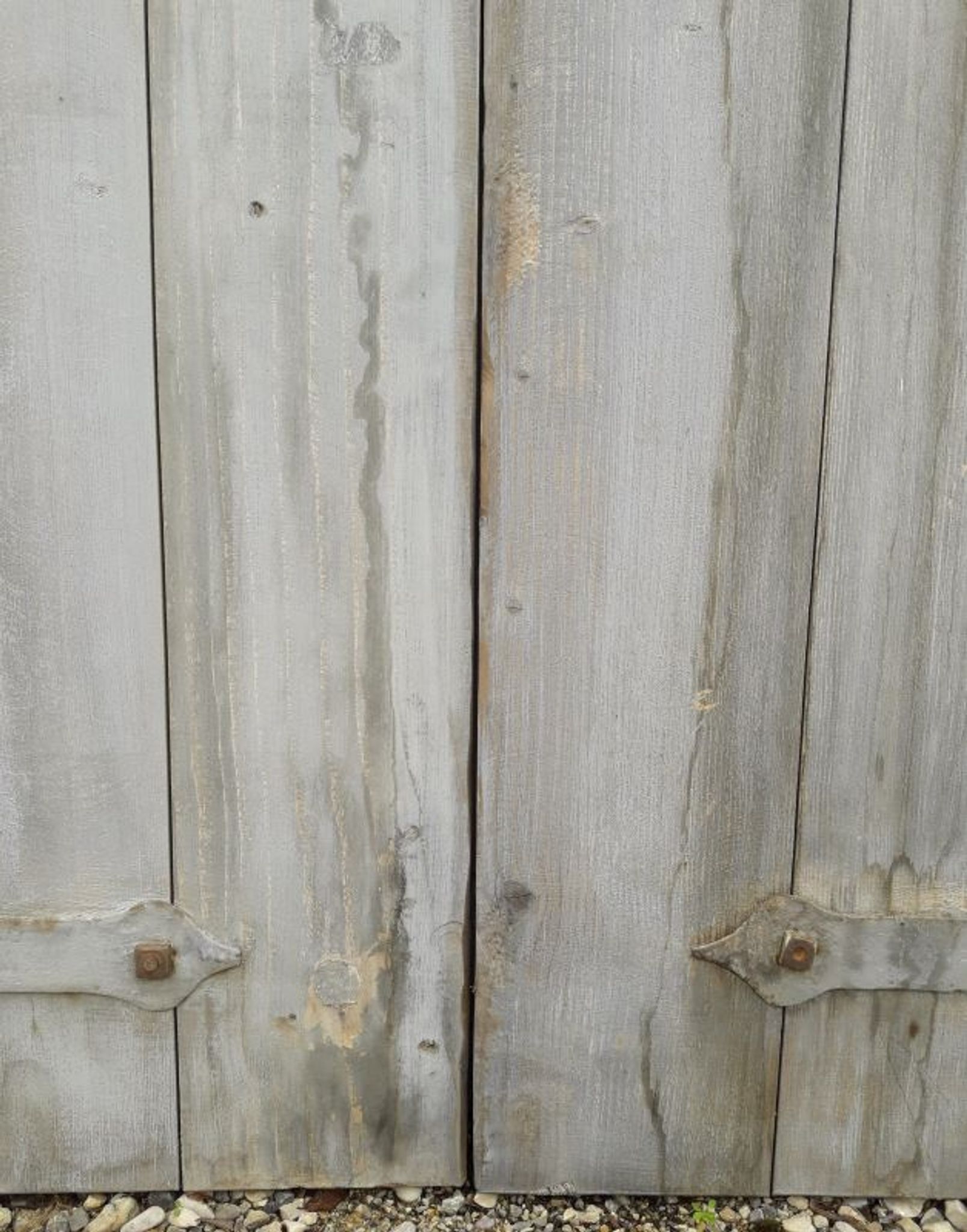 Pair of shutters fir hinges XVIII° old