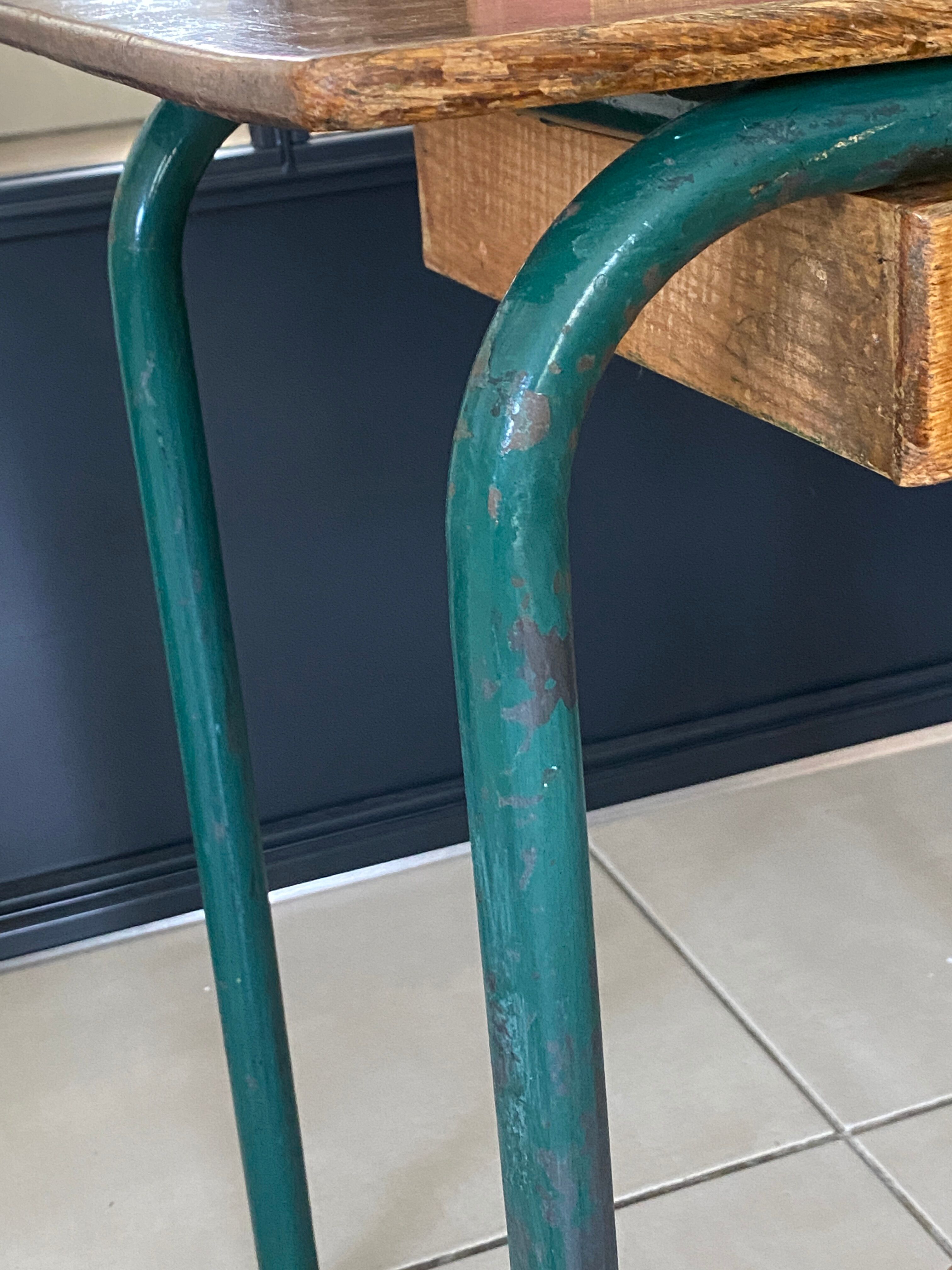 Desk and school chair set