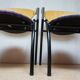 Set of 6 Vepa Alpine stackable armchairs/ conference chairs, Memphis Style