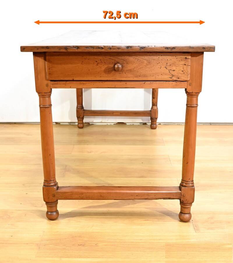 Property Farm Table in Cherry, Louis XIV style – Early 19th century
