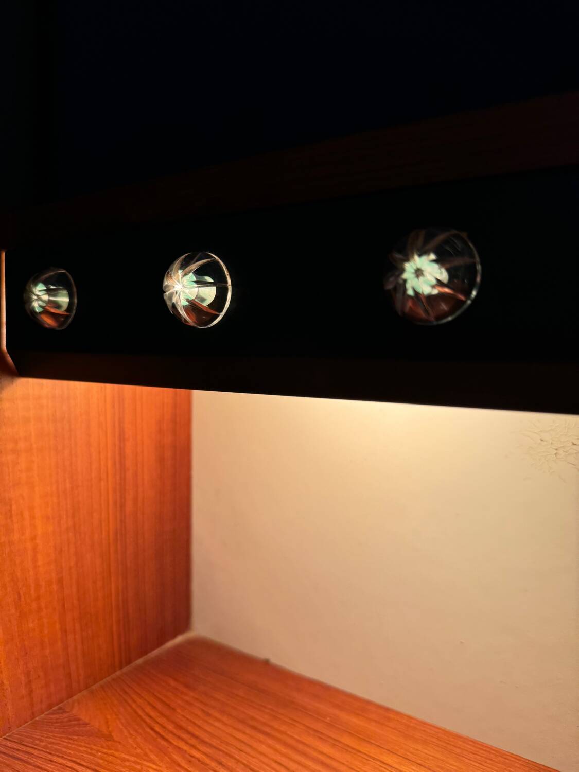 Pair of vintage Scandinavian design bedside tables