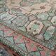 Afghan rug in pastel colors