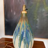Vintage signed ceramic lamp