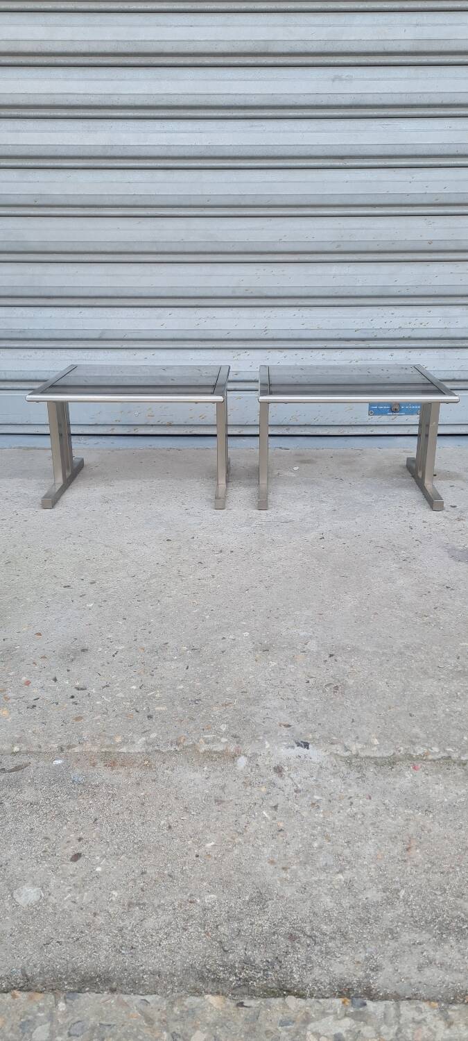 Pair of space age side tables