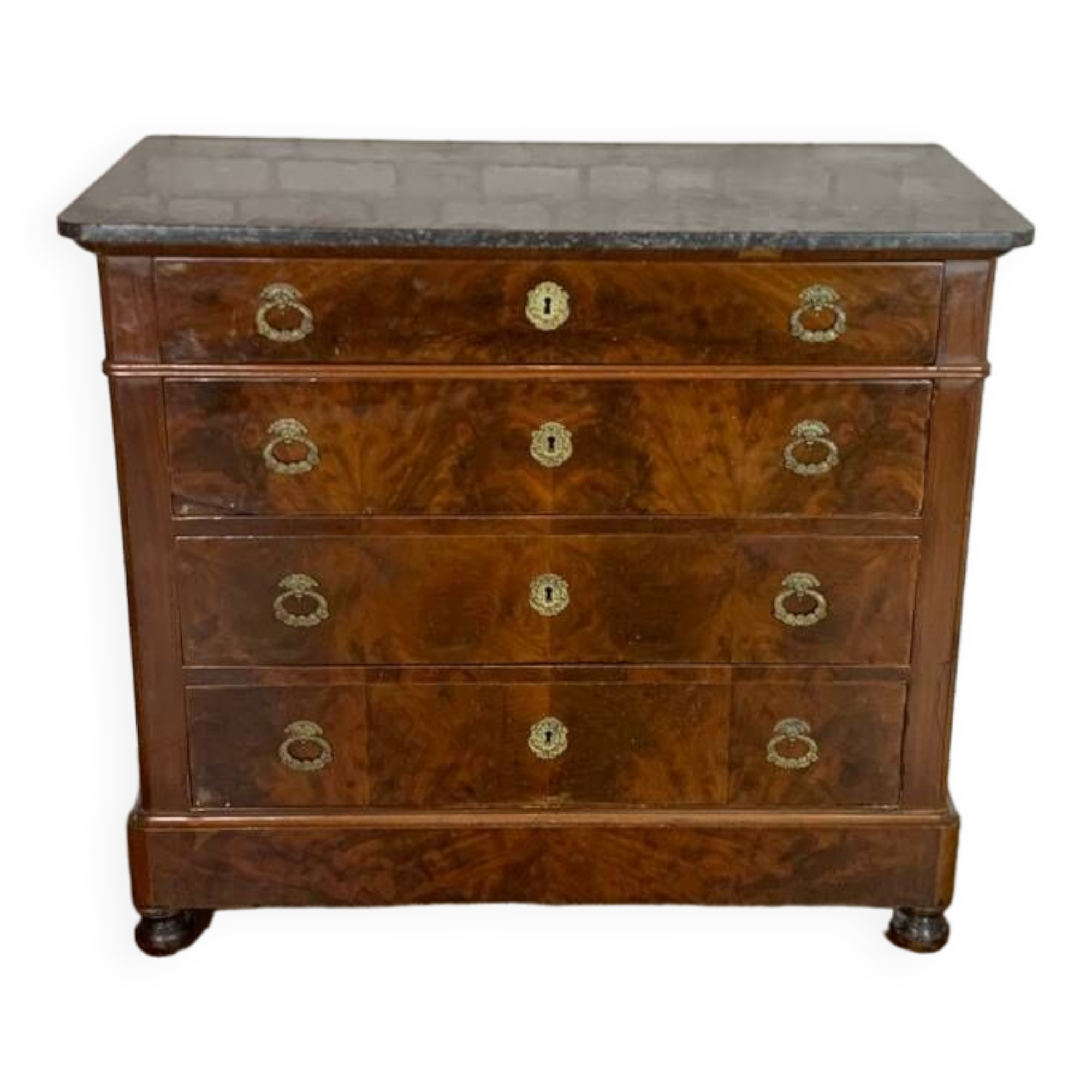 Old empire style chest of drawers