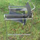 Wassilly chair in black and chrome leather byMarcel Breuer