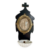 Glass, wood, plaster cross