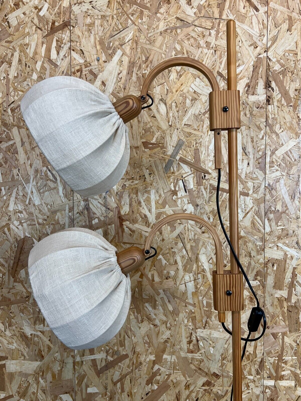 Floor lamp Domus pine Danish design Denmark, 60/70