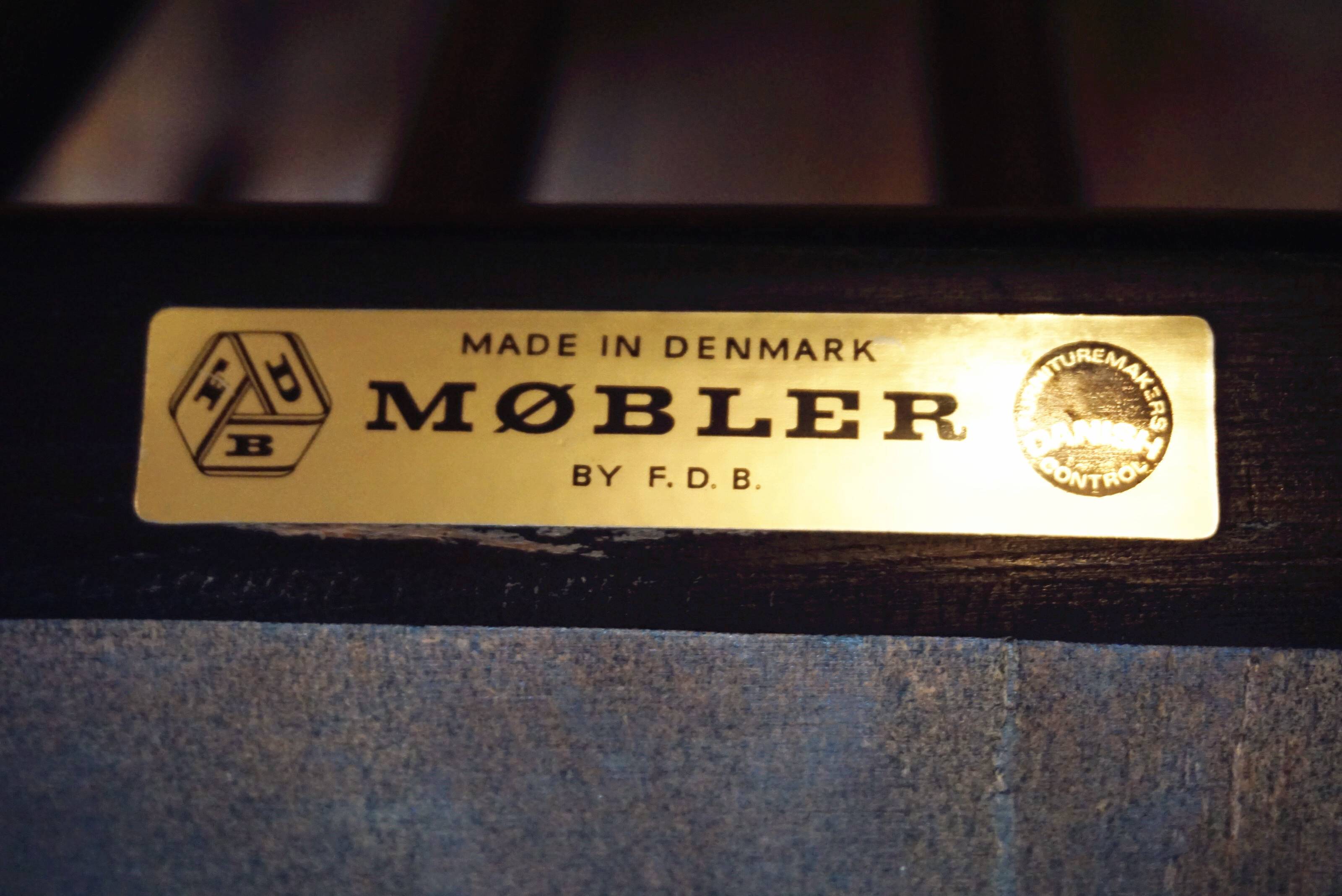 Danish Chair furniture model d77 by Folke Palsson