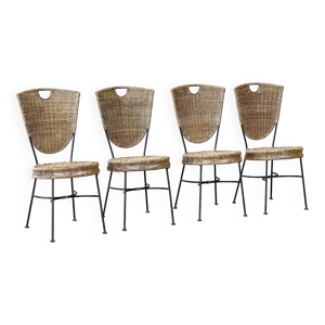 Chaises de salle à manger - rotin