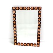 Scandinva rosewood mirror, GT, Glas & Trä, Hovmantorp, Denmark, 1960 - 120x80cm