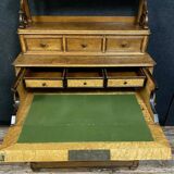 Louis Philippe period stepped chest of drawers in light wood circa 1830