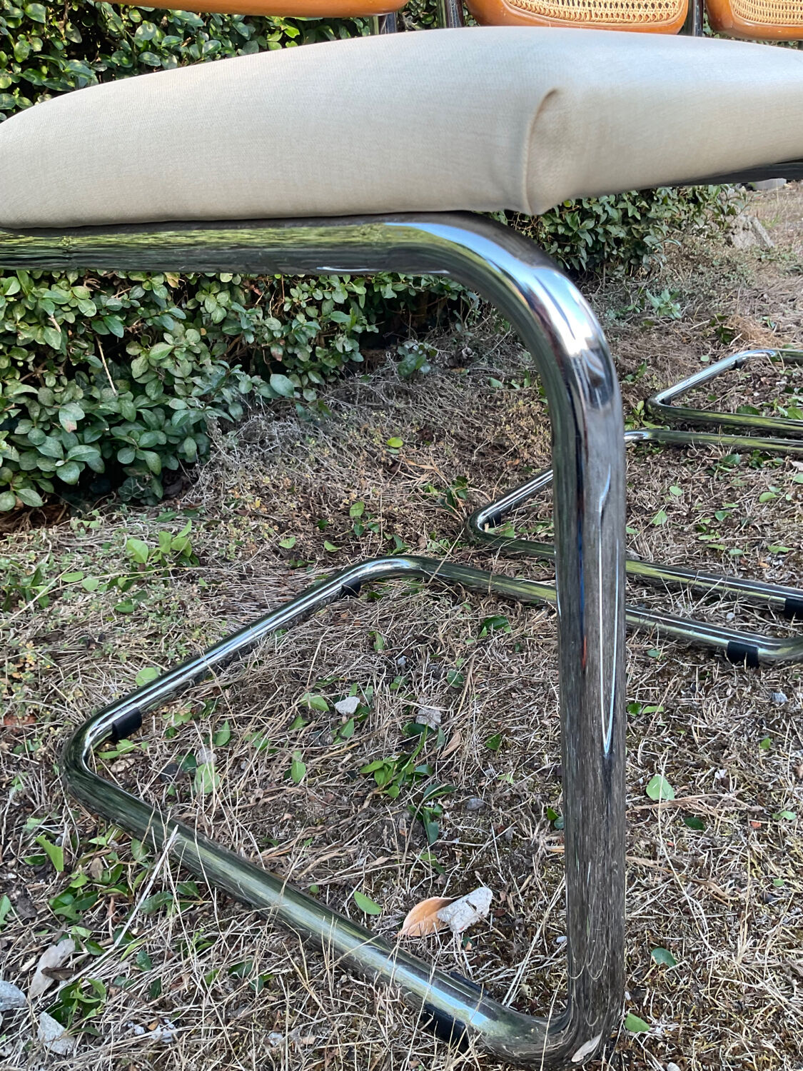 Series of 6 chairs Marcel Breuer Cesca B32