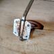 Old coat rack in metal and wood