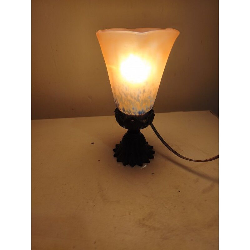 Art Deco glass paste lamp