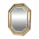 Miroir octogonal néoclassique vintage de Deknudt, Belgique, années 1980