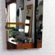 Mirror 31 x 79 cm of the 50s/60s