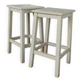 Paire de tabourets