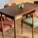 Vintage Scandinavian oak table "Mette"