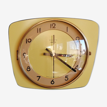 Vintage clock, "Yellow Transistor" wall clock