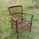 Vintage rattan and bamboo chair