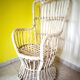 Rattan armchair in the style of "Emmanuelle armchair"