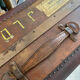 Old vintage cabin trunk