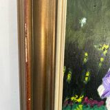 Still life with irises signed Guilbert