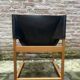 Chaise Canto en cuir sellier Rainer Schell pour Schlapp Vintage