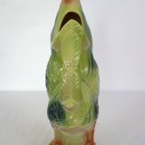 Saint Clément rooster pitcher, barbotine, 1950s