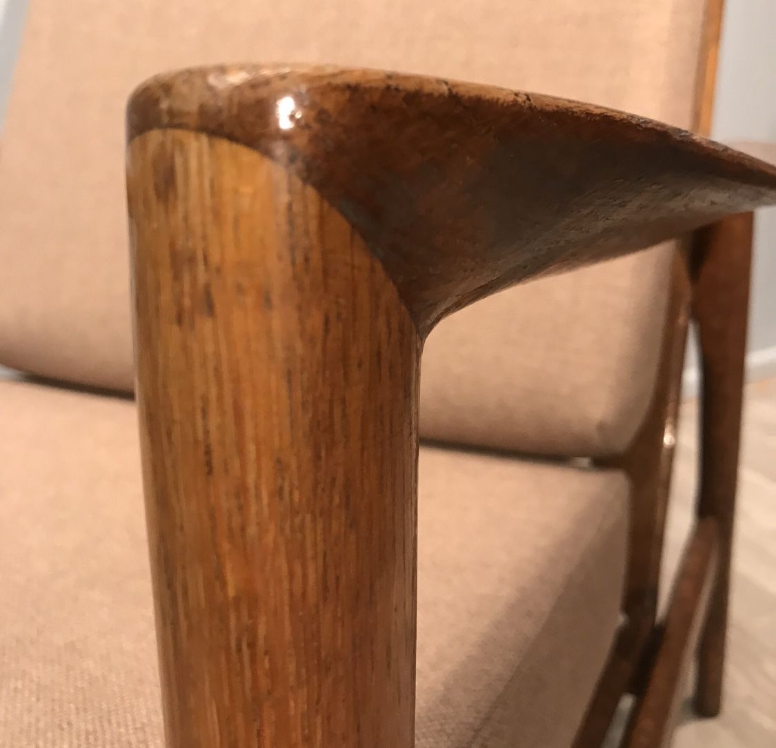 Pair of Stefan type 300 139 armchairs, Swarzędz  factory, 1960s